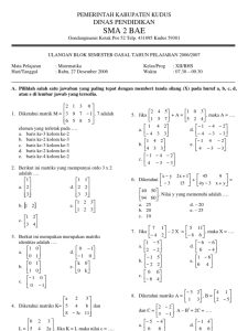 3 Fakta Mengejutkan Soal Matematika Wajib Kelas 12 Semester 1 yang Sering Bikin Siswa Salah