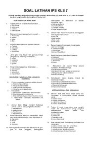 3 Fakta Penting Sebelum Download Soal IPS Kelas 7 Semester 1 Kurikulum 2013 yang Wajib Diketahui