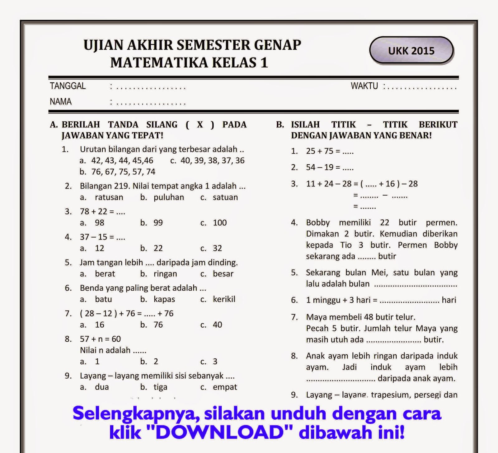 Persiapan Akhir Menuju Kesuksesan Panduan Lengkap Mengunduh Soal UKK