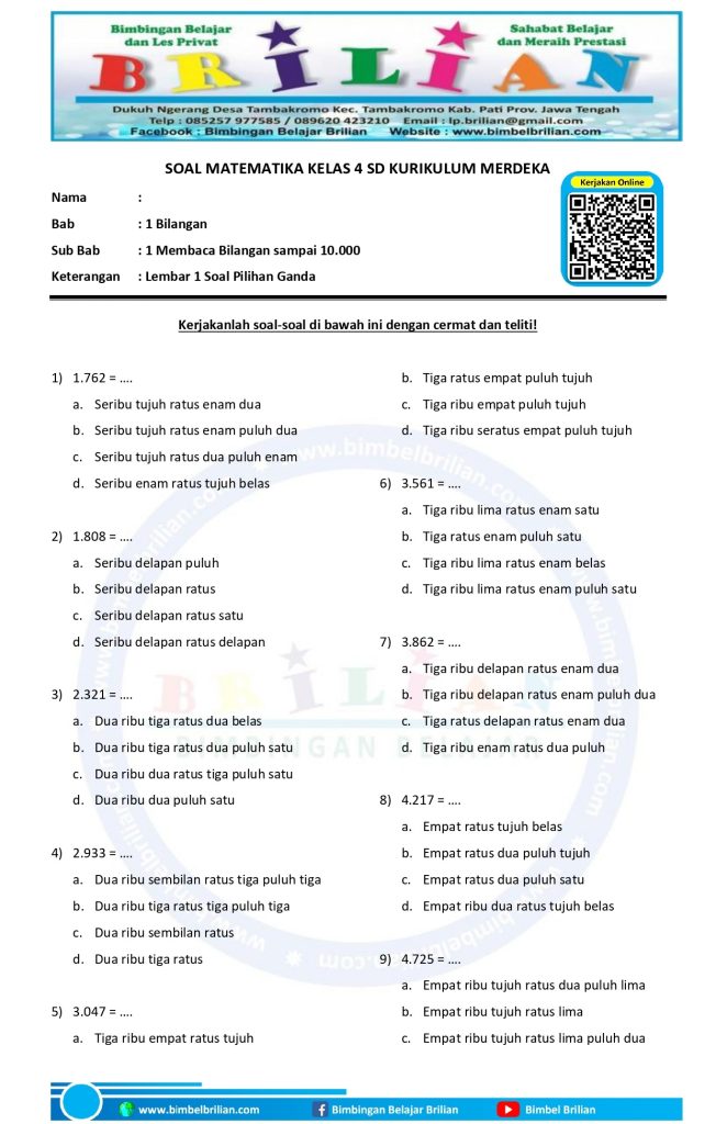 5 Contoh Soal KPDL Kelas 5 SD Jawa Tengah Semester 2 Wajib Diketahui Orang Tua