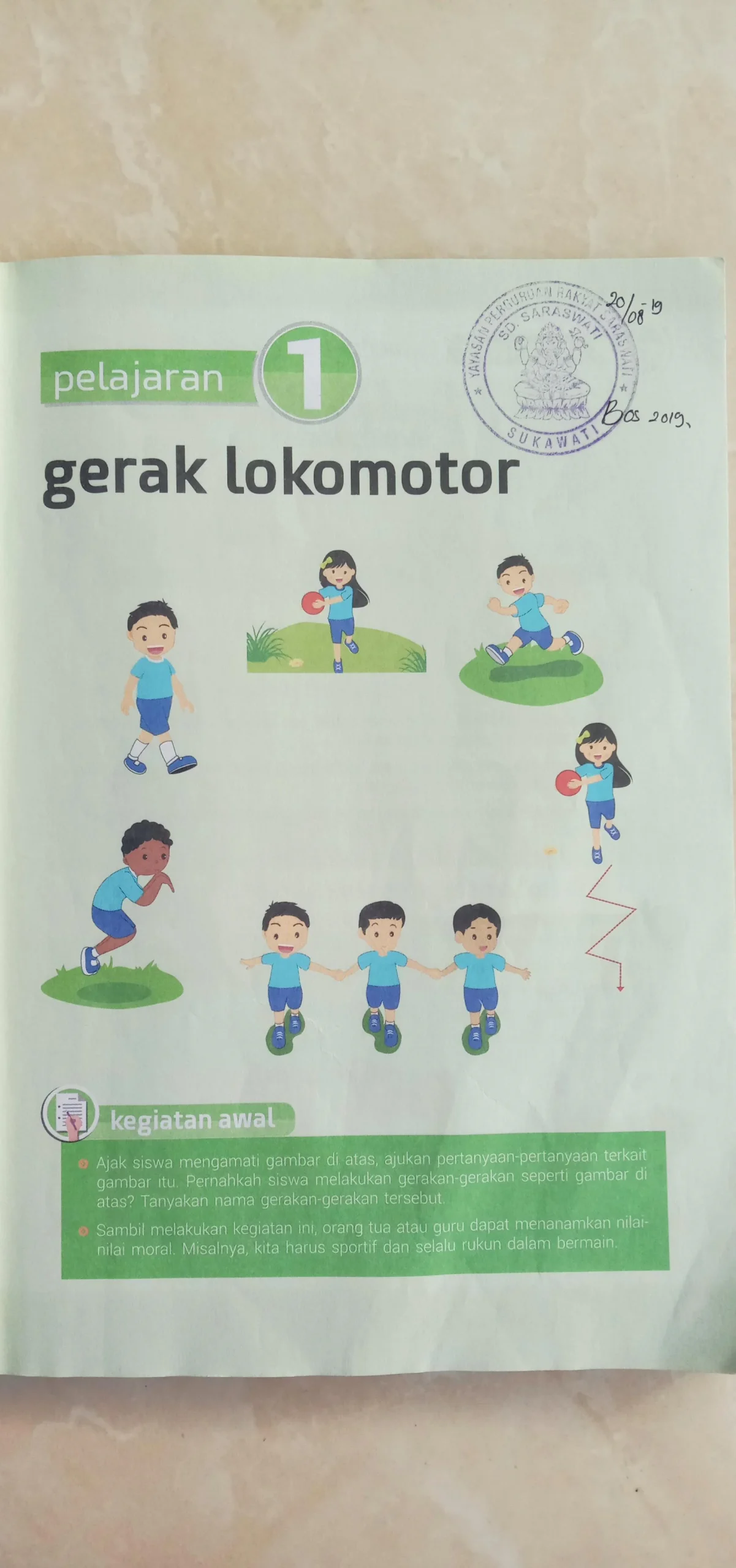 Latihan Soal PJOK kelas 1 gerak lokomotor Kuis Latihan Soal PJOK kelas 1 gerak lokomotor Kuis