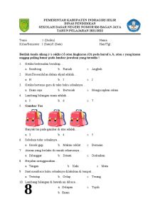 5 Rahasia soal ujian semester 1 kelas 1 tema 2 yang Wajib Diketahui Orang Tua