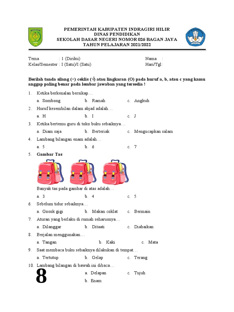 5 Rahasia soal ujian semester 1 kelas 1 tema 2 yang Wajib Diketahui Orang Tua 5 Rahasia soal ujian semester 1 kelas 1 tema 2 yang Wajib Diketahui Orang Tua