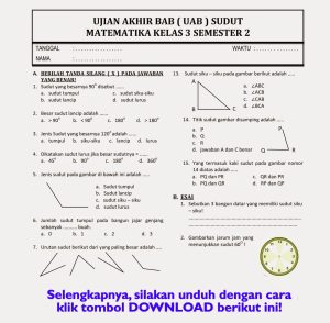 7 Contoh Soal Akhir Semester 1 Kelas 4 yang Wajib Dikuasai Sebelum Ujian Tiba