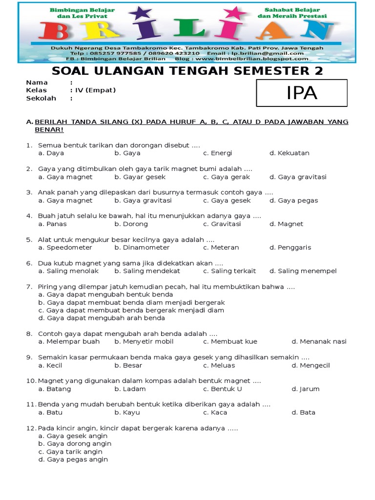 7 Rahasia Latihan Contoh Soal HOT IPA SD Kelas 4 yang Ternyata Keluar Saat Ujian 2026