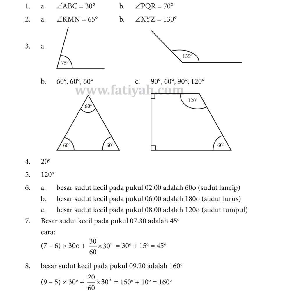7 Rahasia Mudah Memahami Contoh Soal Hitung Sudut Segitiga Kelas 4 Agar Cepat Pintar