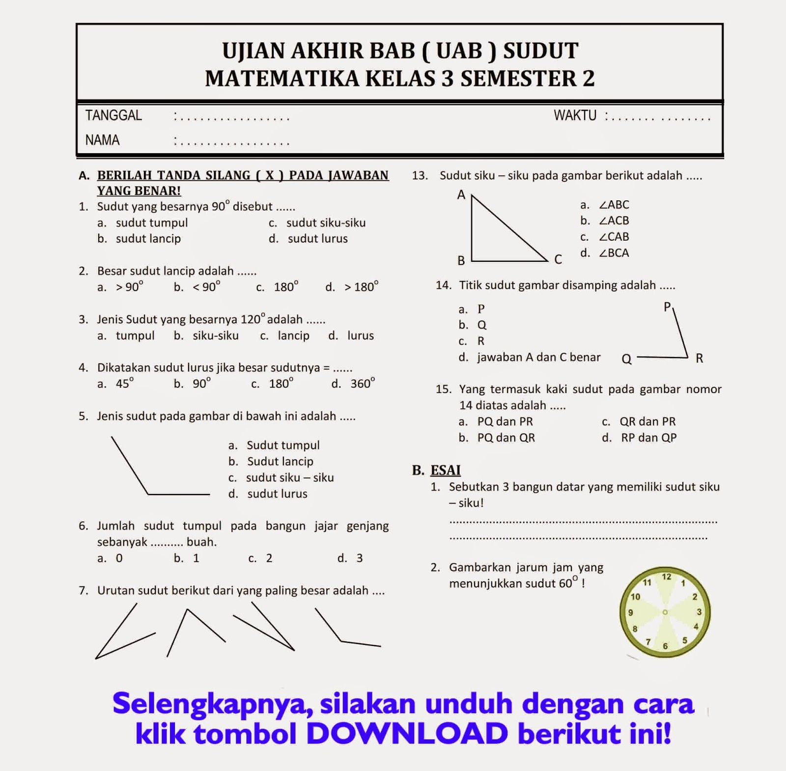 Persiapan Jitu Menghadapi Ujian Semester 1 Kelas 4 MI Panduan Lengkap