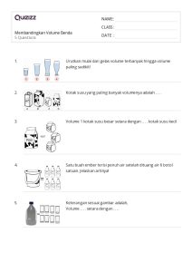 Ini Dia Soal Volume Kelas 3 SD Siap Cetak yang Wajib Dimiliki