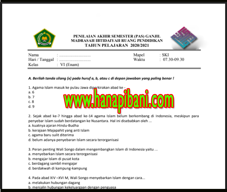 Terbukti Membantu! 7 Contoh Soal SKI Kelas 6 Semester 1 yang Wajib Tahu Sebelum Ujian 2026