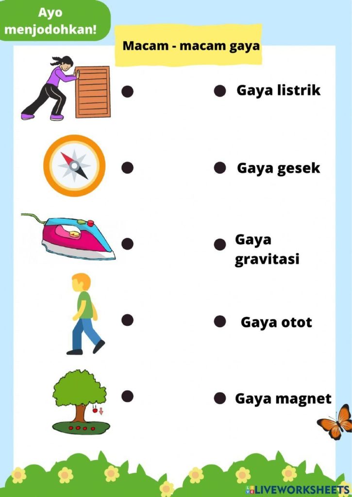 contoh soal gaya kelas 4 tema 7