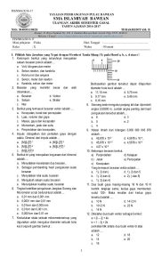 contoh soal korespondensi kelas 10 semester 2