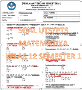 7 Contoh Soal AIJ Kelas 12 Semester 1 yang Wajib Kamu Kuasai Sebelum Ujian Akhir